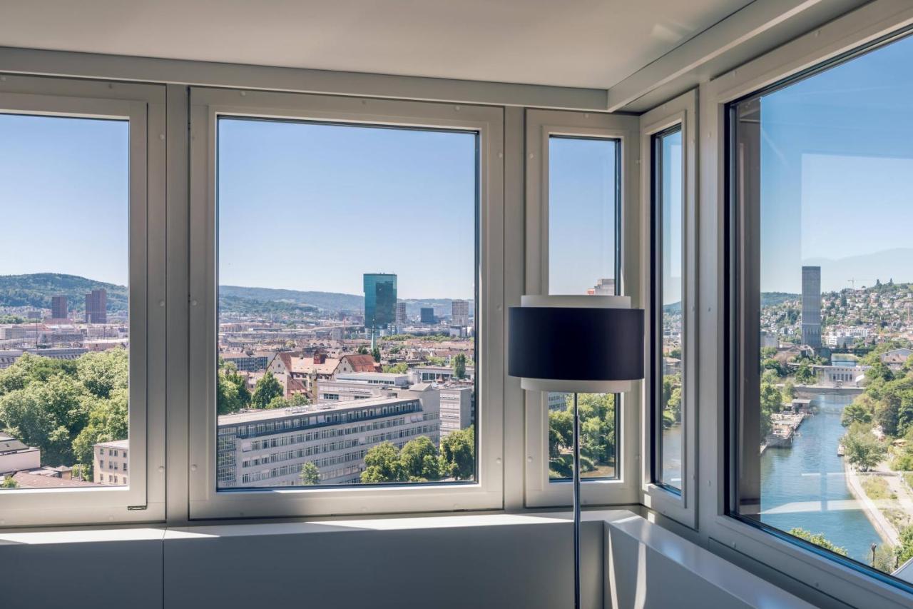 Zurich Marriott Hotel Екстер'єр фото View from the 10th floor